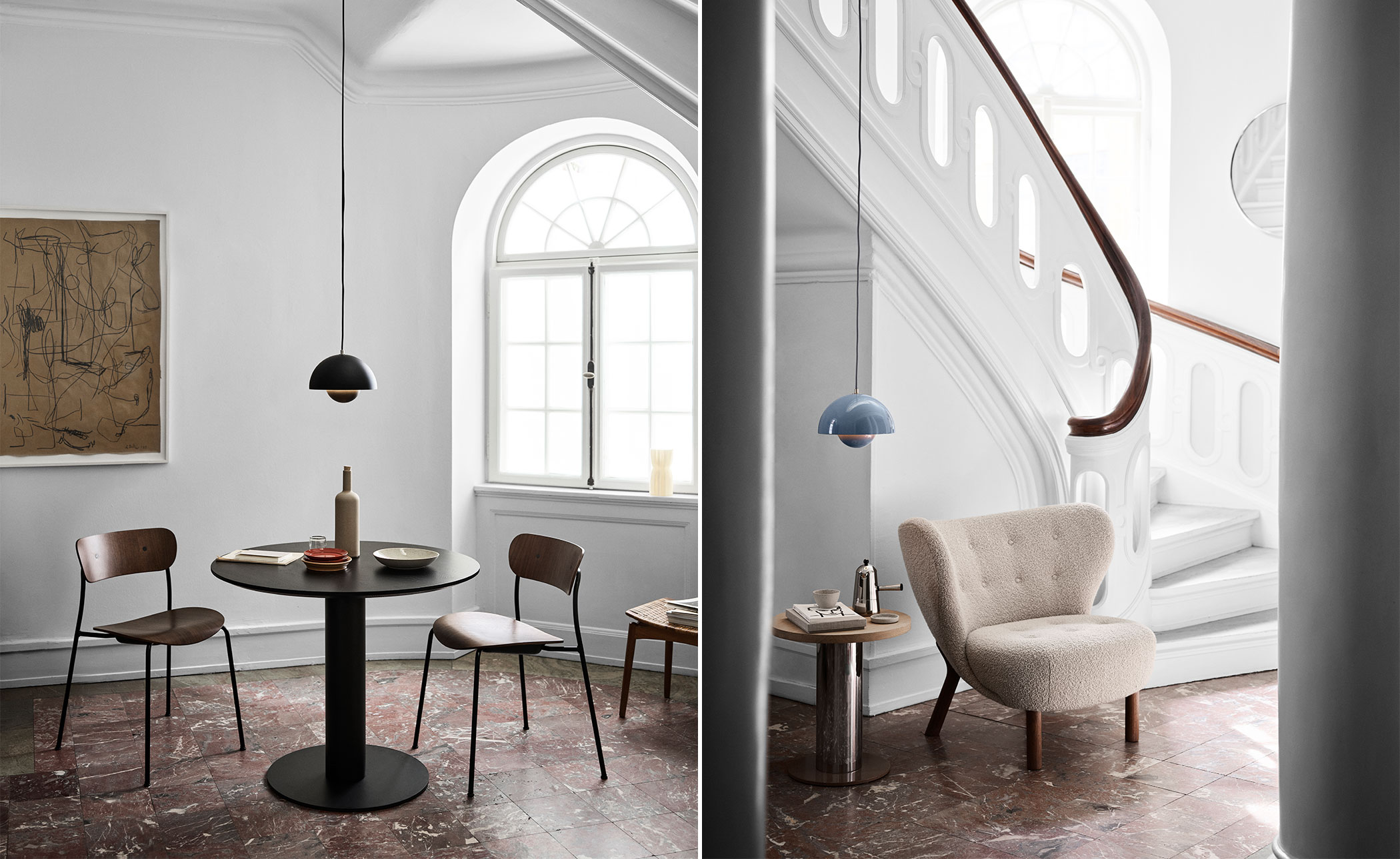 verner panton vp1 flowerpot suspension lamp