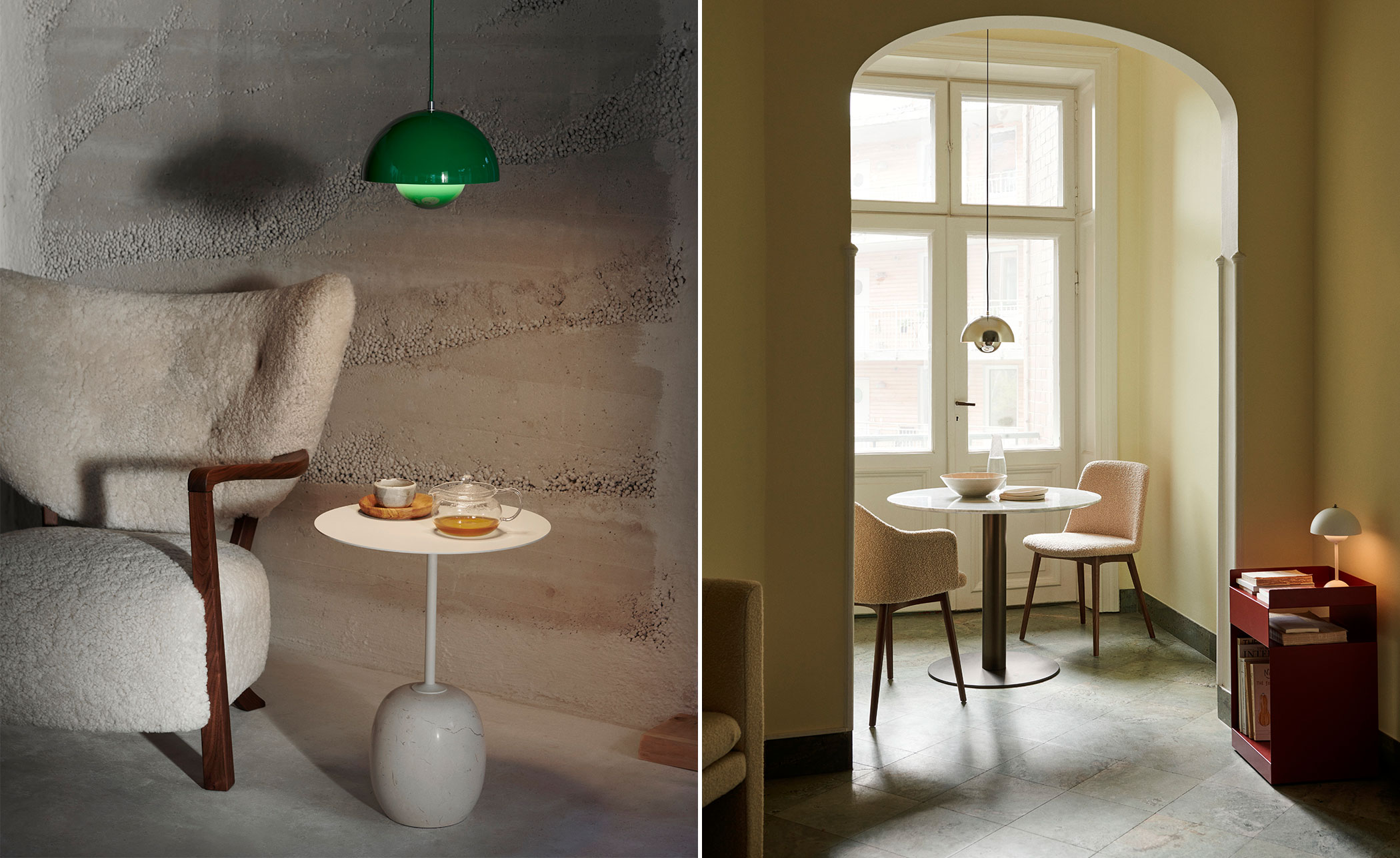 verner panton vp1 flowerpot suspension lamp