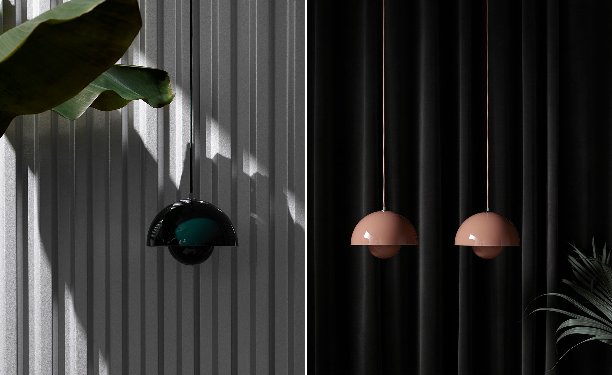verner panton vp1 flowerpot suspension lamp