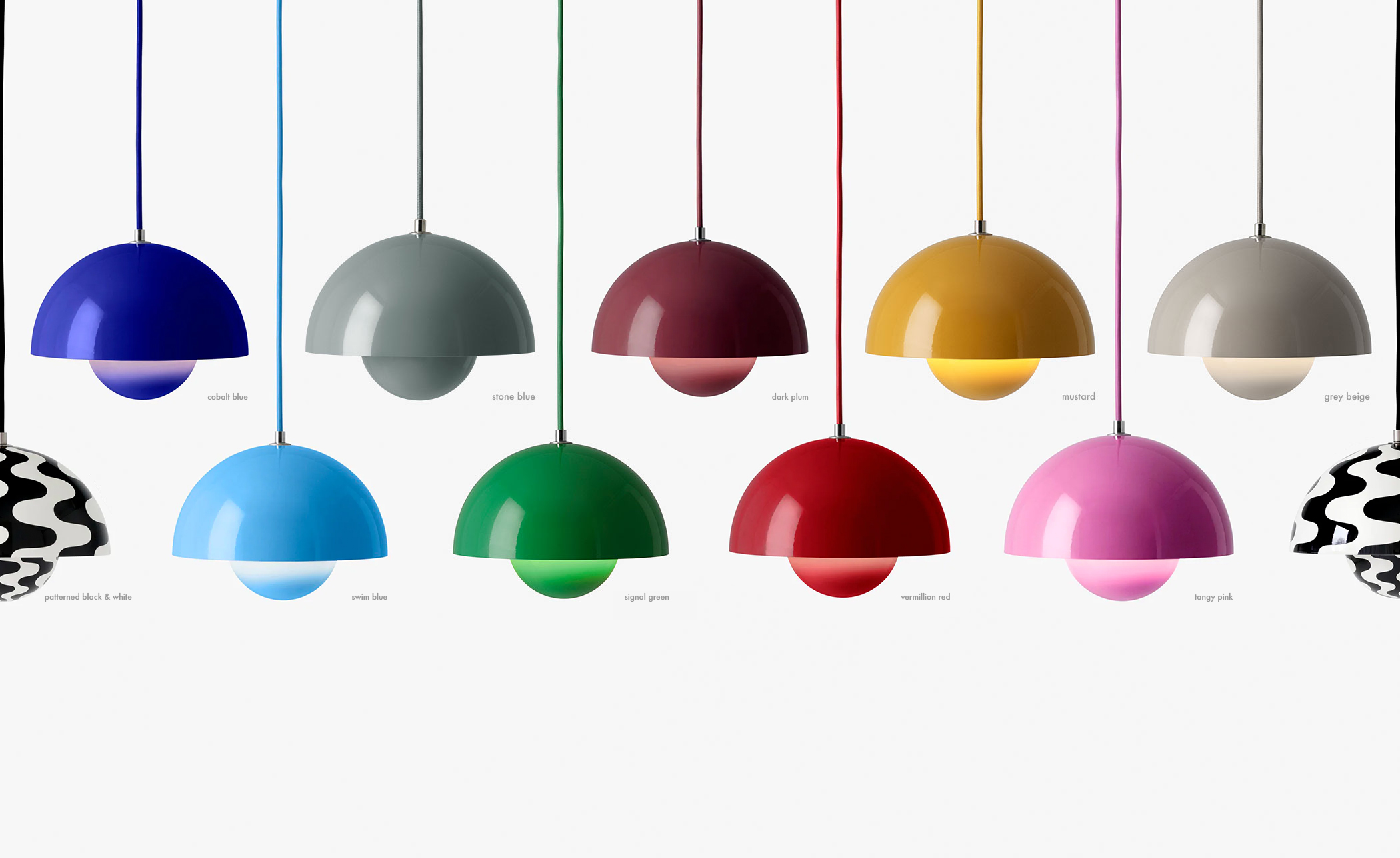 verner panton vp1 flowerpot suspension lamp