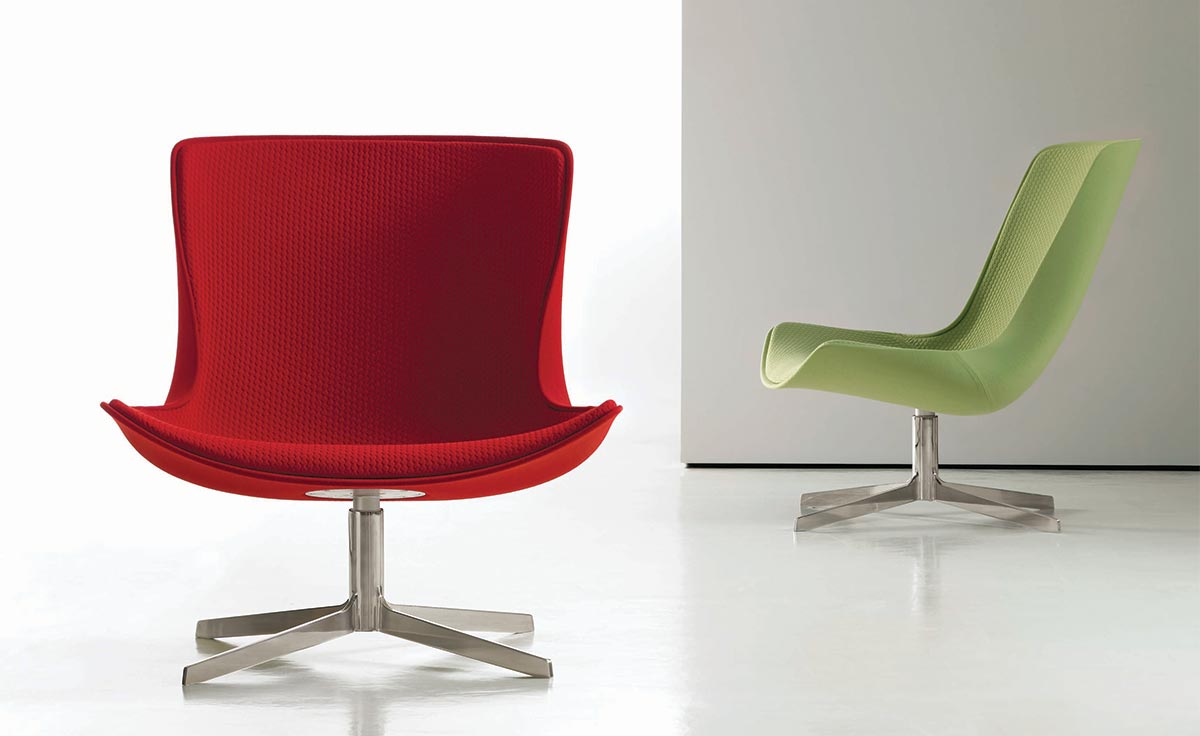 vika fully upholstered lounge chair
