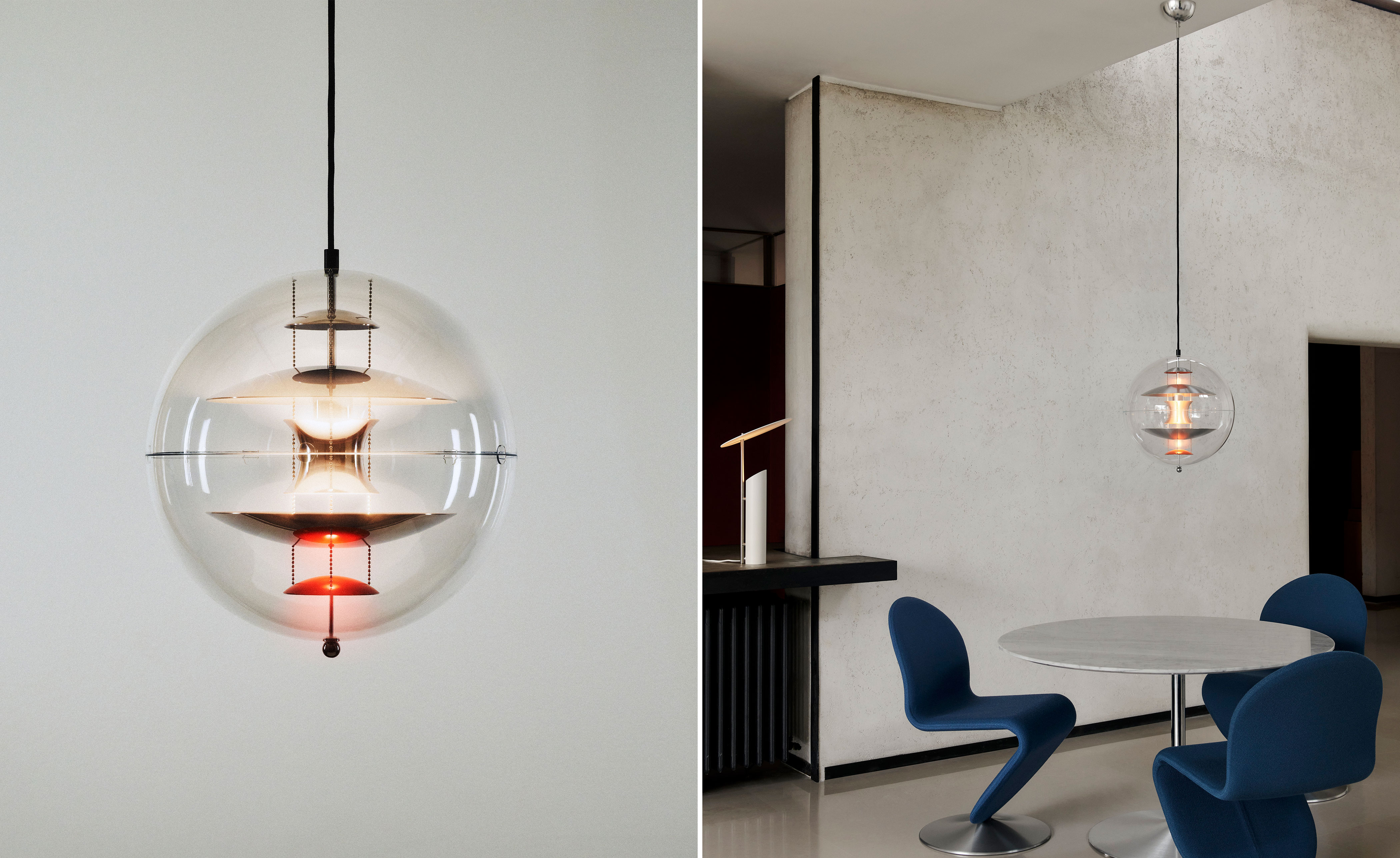 verner panton vp globe suspension lamp