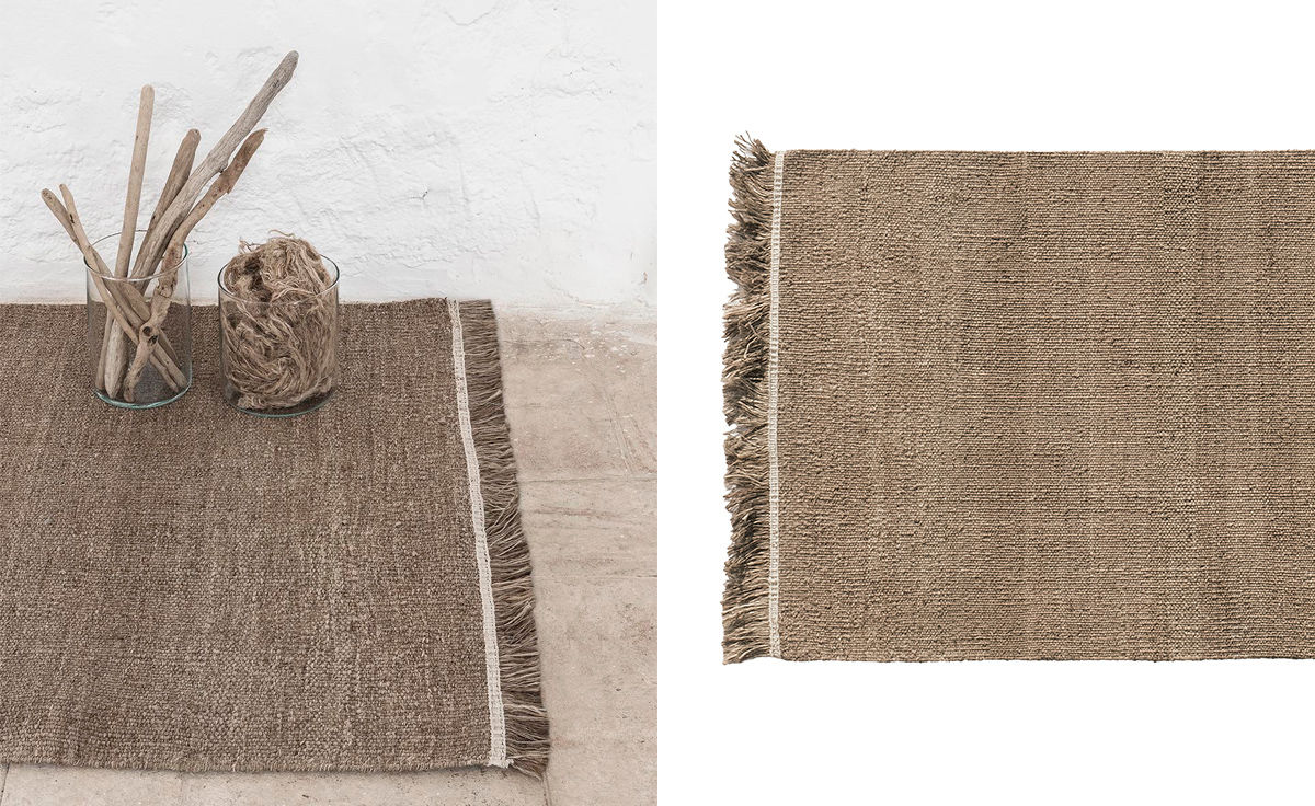 wellbeing nettle dhurrie rug