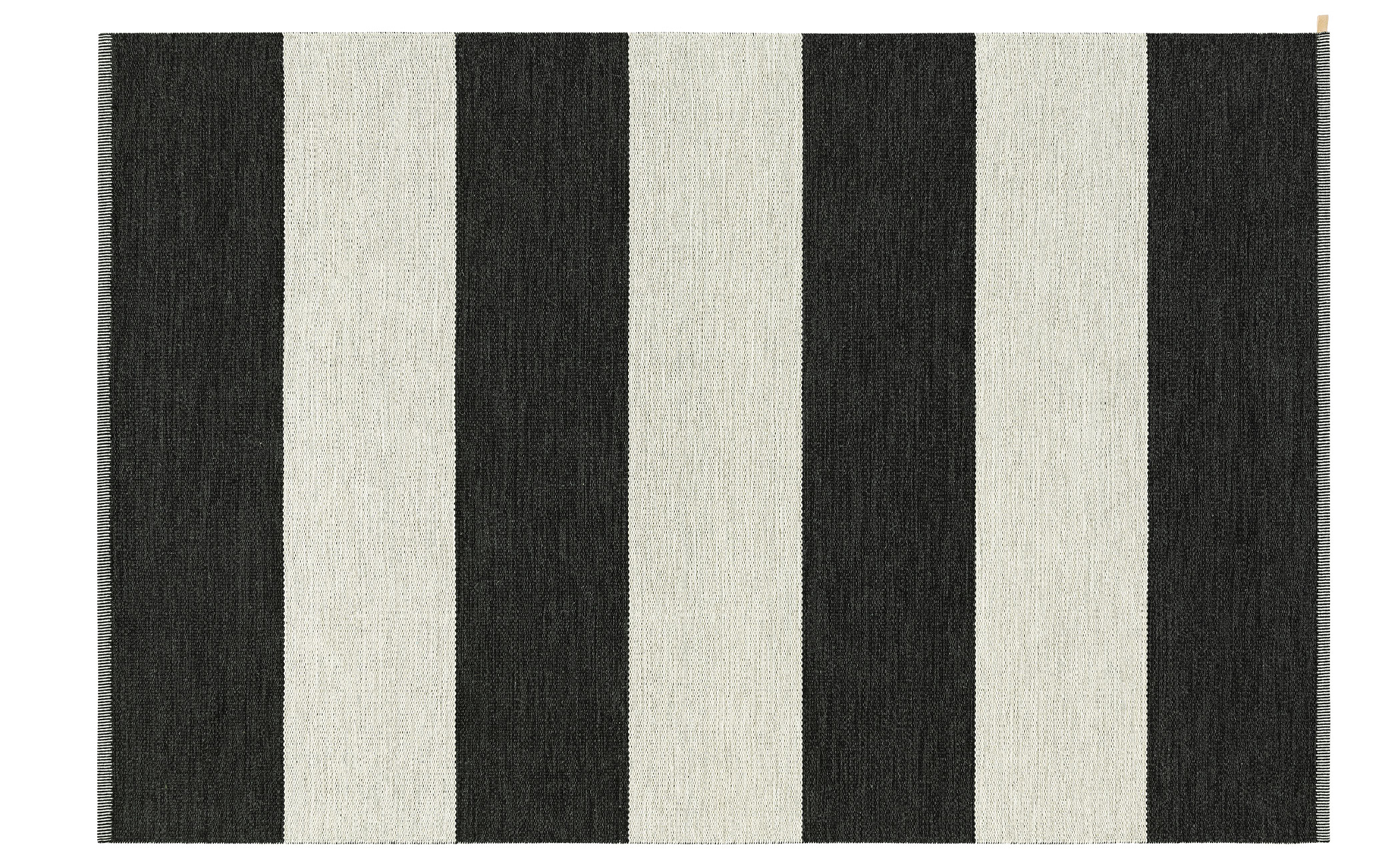 Wide Stripe Icon Woven Rug