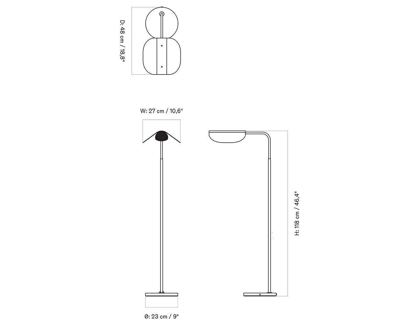 Wing Floor Lamp