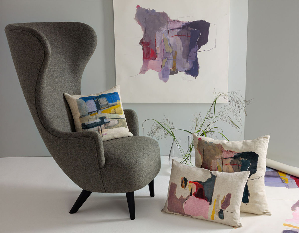 wingback lounge chair