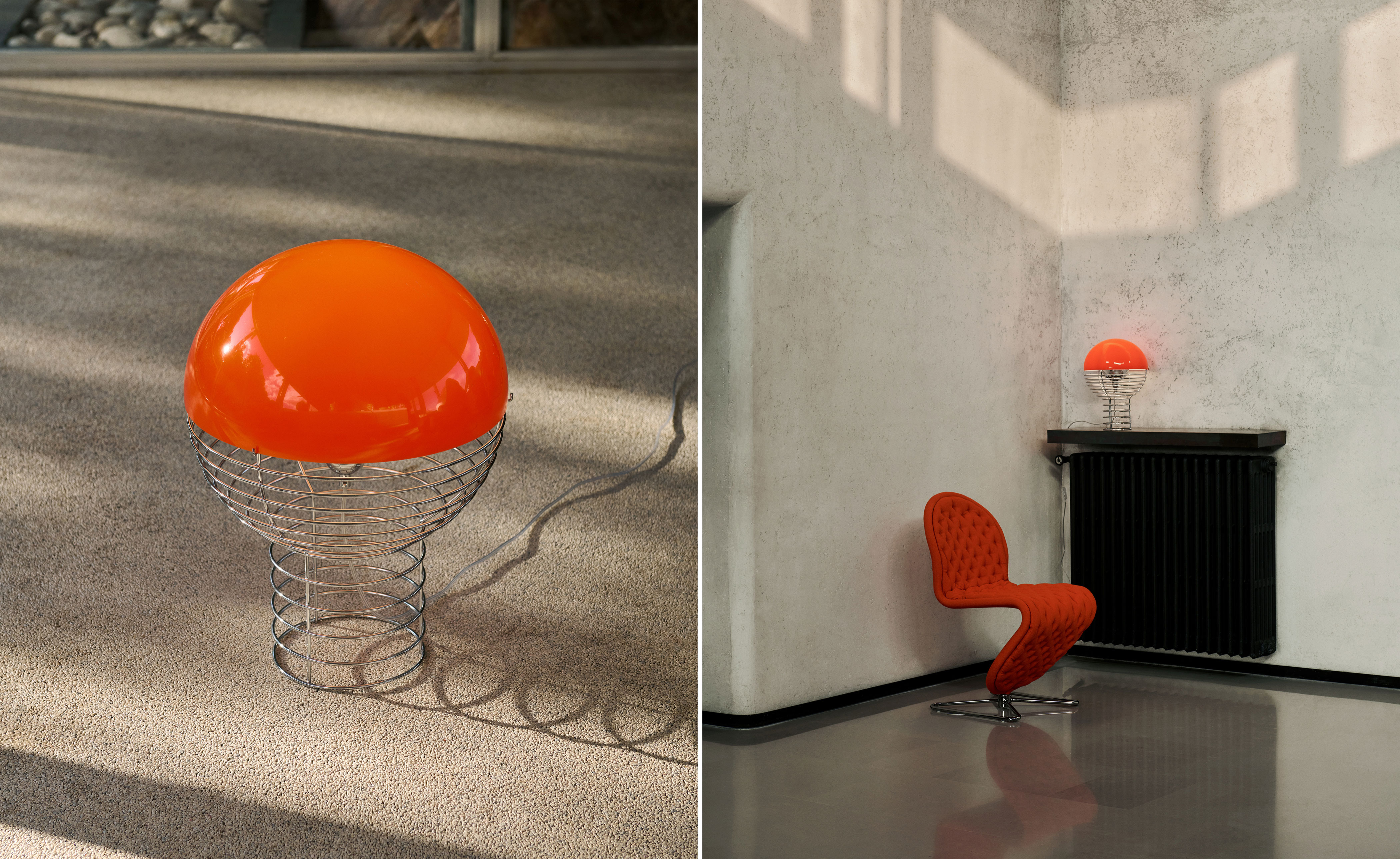 panton wire table lamp