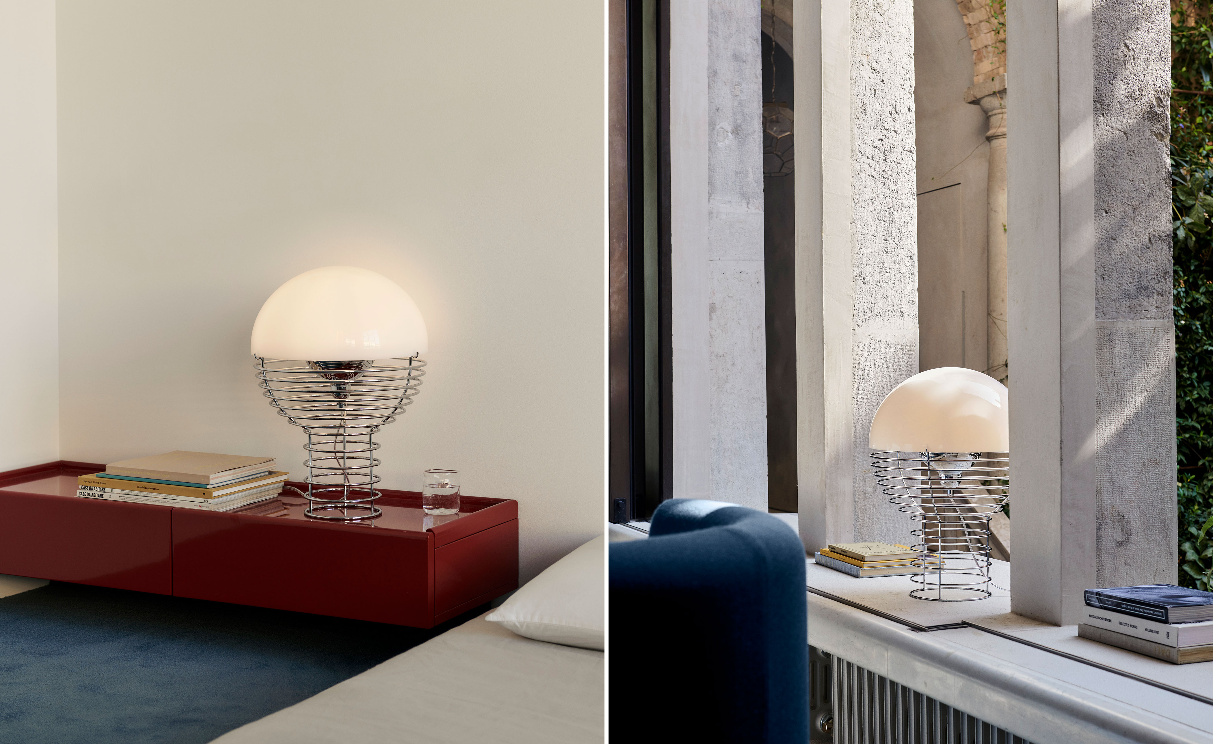 panton wire table lamp