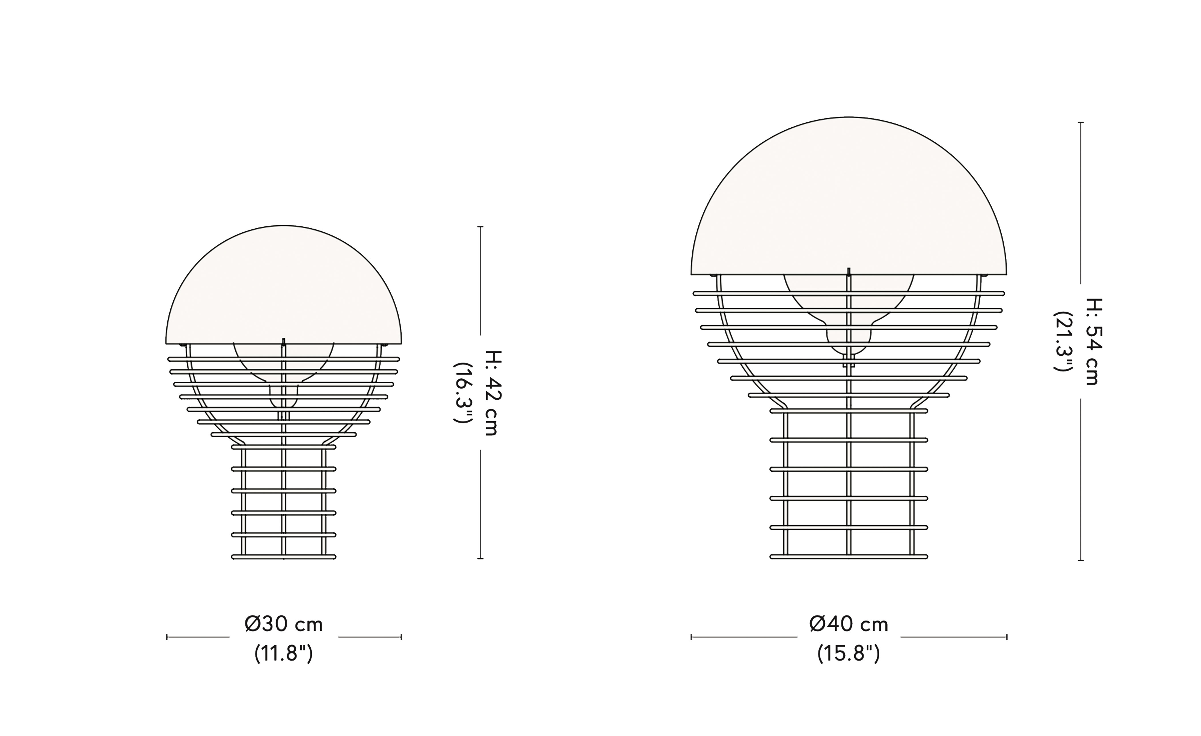 panton wire table lamp