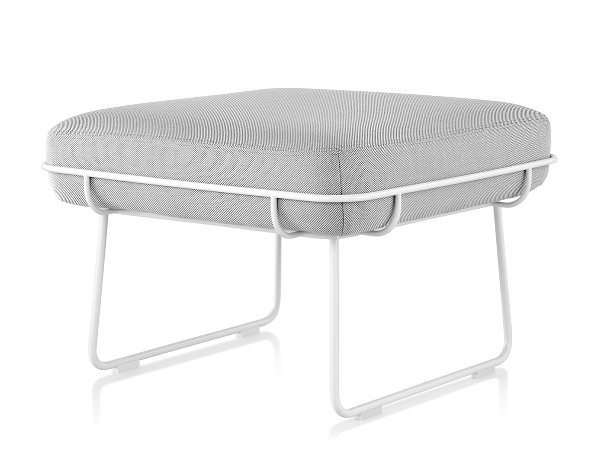 wireframe ottoman