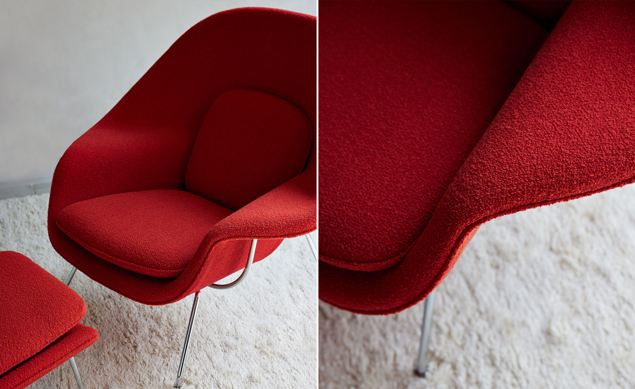 womb lounge chair & ottoman