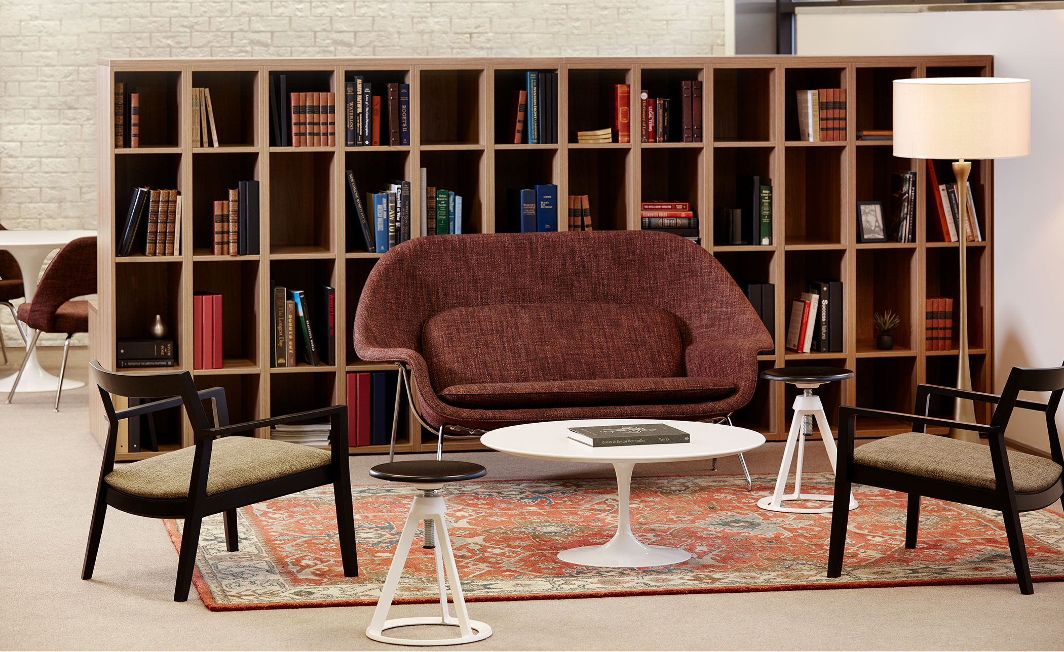 womb lounge chair & ottoman