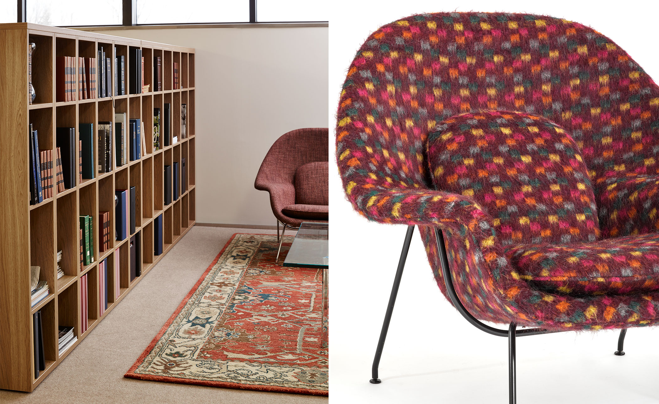 womb lounge chair & ottoman