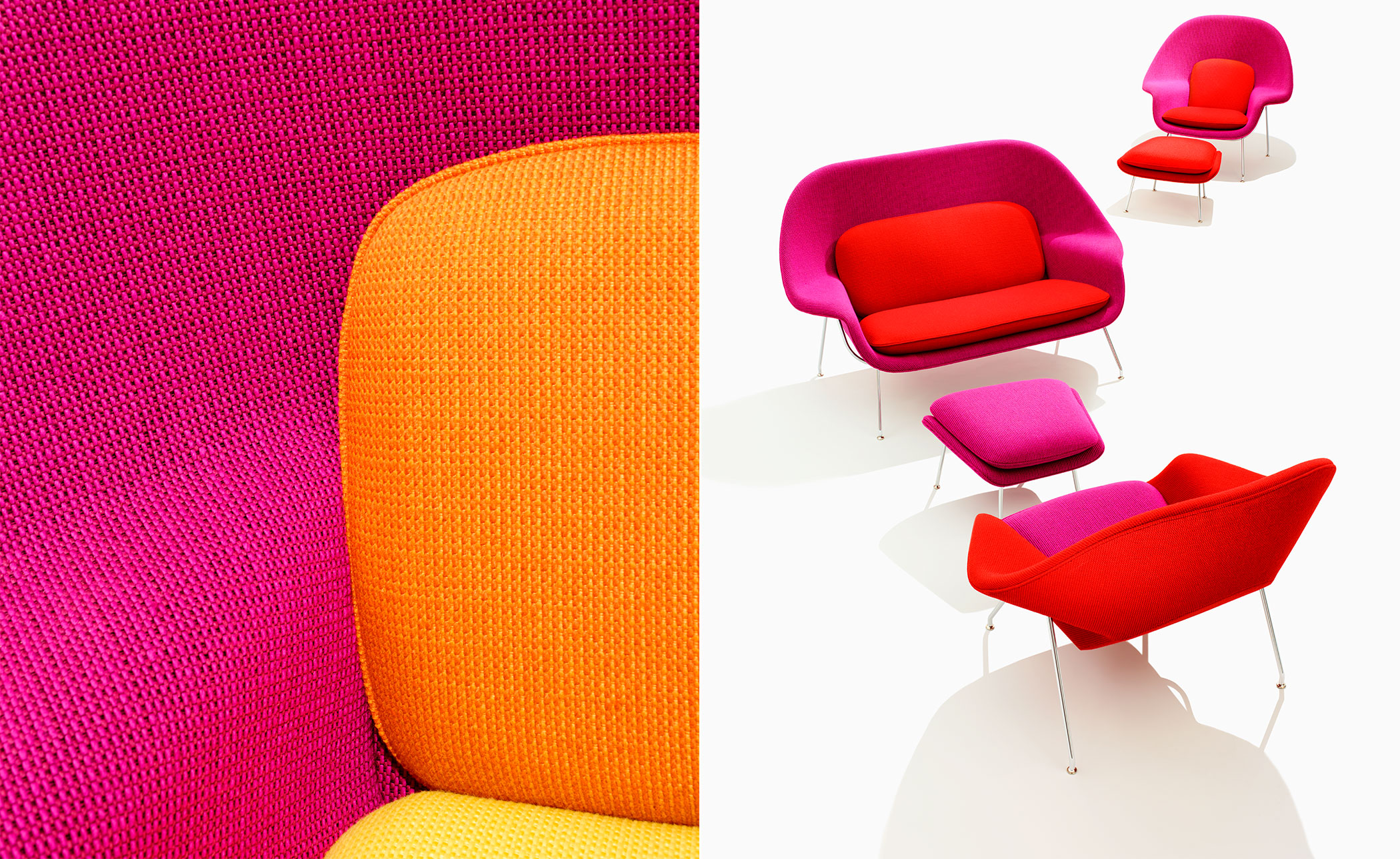 womb lounge chair & ottoman