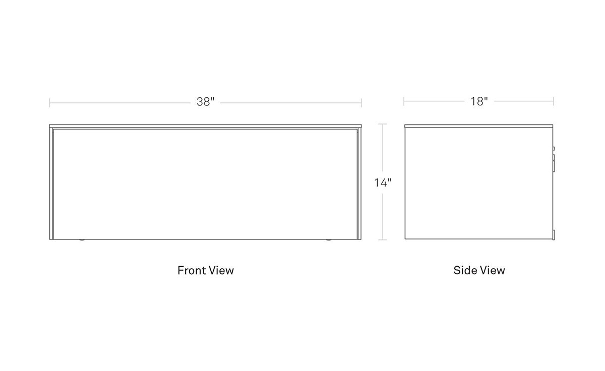 wonder wall 2.0 one door cabinet