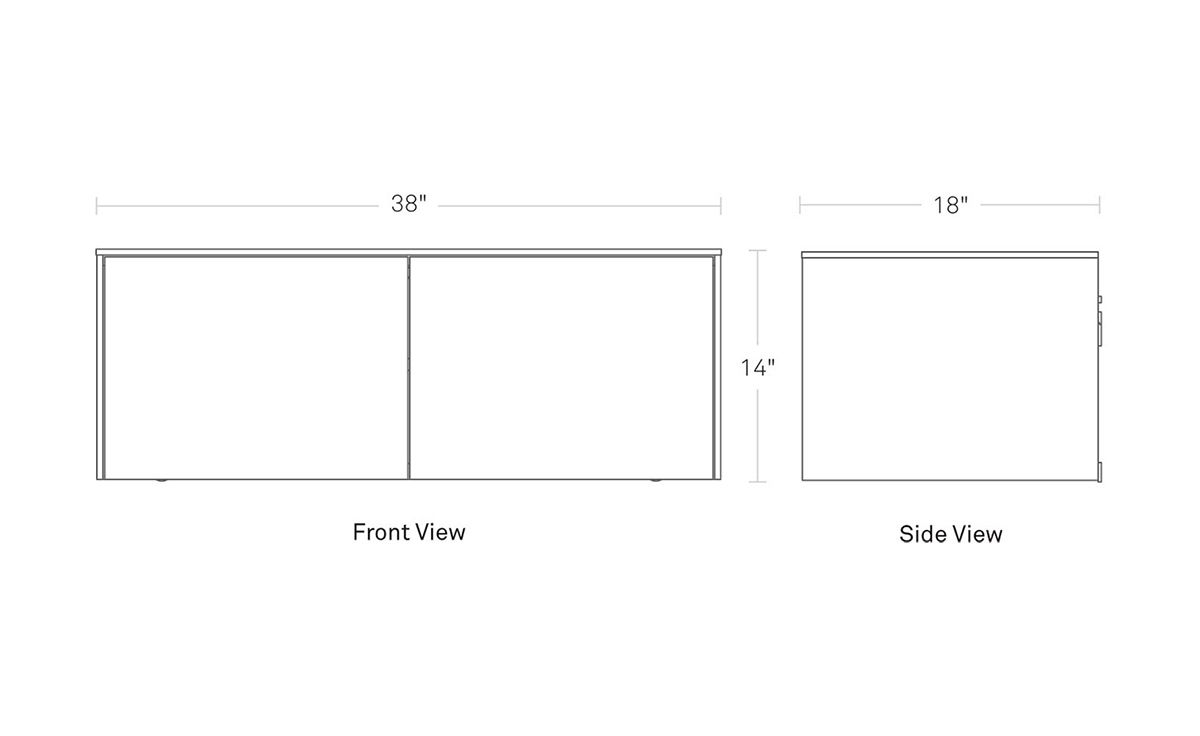wonder wall 2.0 two door cabinet
